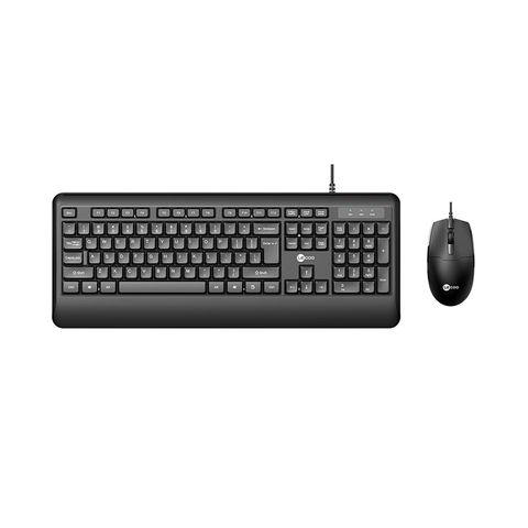 Combo Bàn Phím Chuột Lecoo CM104 (Đen) Có Dây