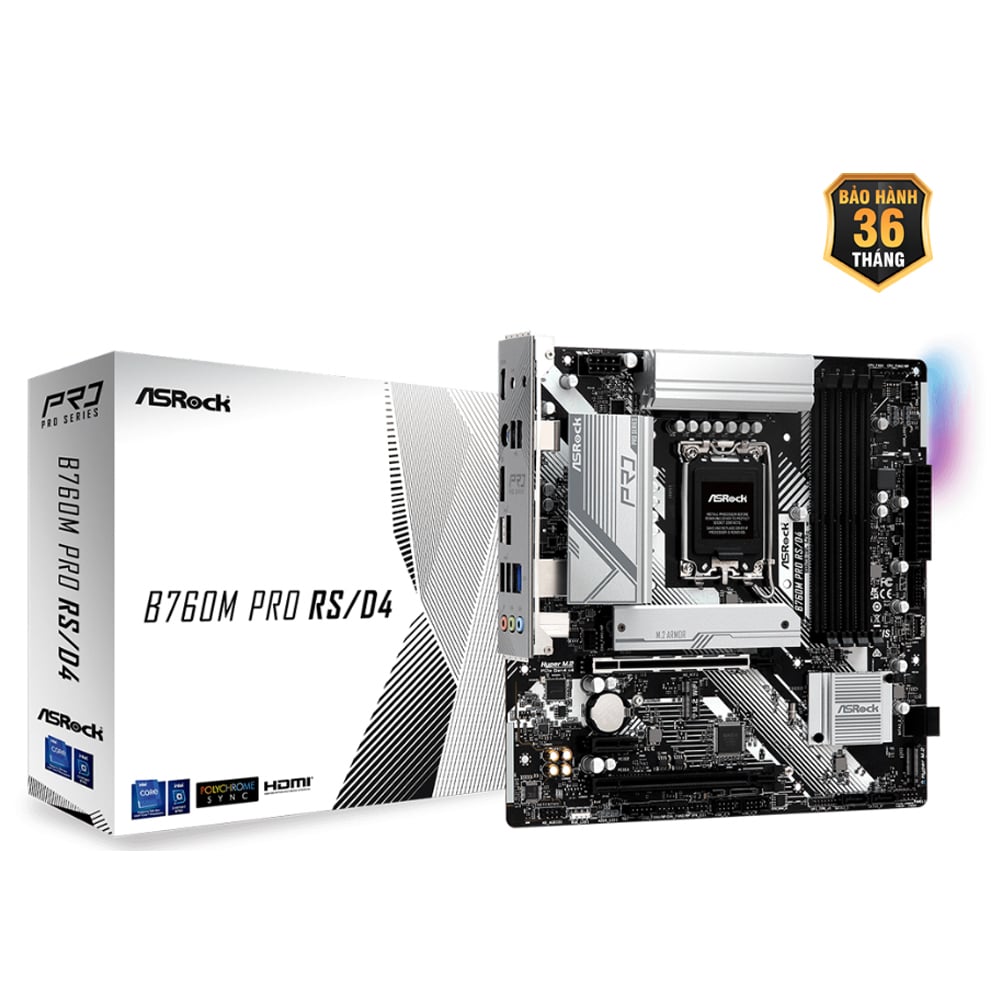 Mainboard Intel Asrock B760M Pro RS DDR4
