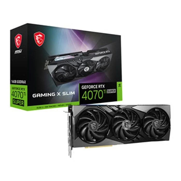 Card màn hình MSI RTX 4070 Ti Super Gaming X Slim 16GB GDDR6X