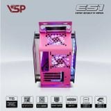 Vỏ máy tính VSP ESPORT ROG ES1 | Hồng/Trắng/Đen/Xanh | M-ATX/ITX