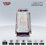 Vỏ máy tính VSP ESPORT ROG ES1 | Hồng/Trắng/Đen/Xanh | M-ATX/ITX