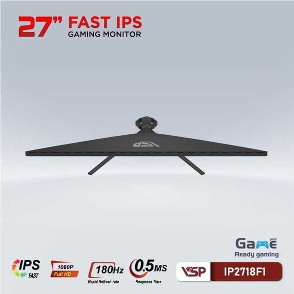 Màn hình VSP IP2718F1 - Black | 27 inch, Full HD, Fast IPS, 180Hz, 0.5ms, phẳng