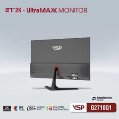 Màn Hình VSP G2710Q1 | 27 inch, 2K, IPS, 100Hz, 1ms, Đen