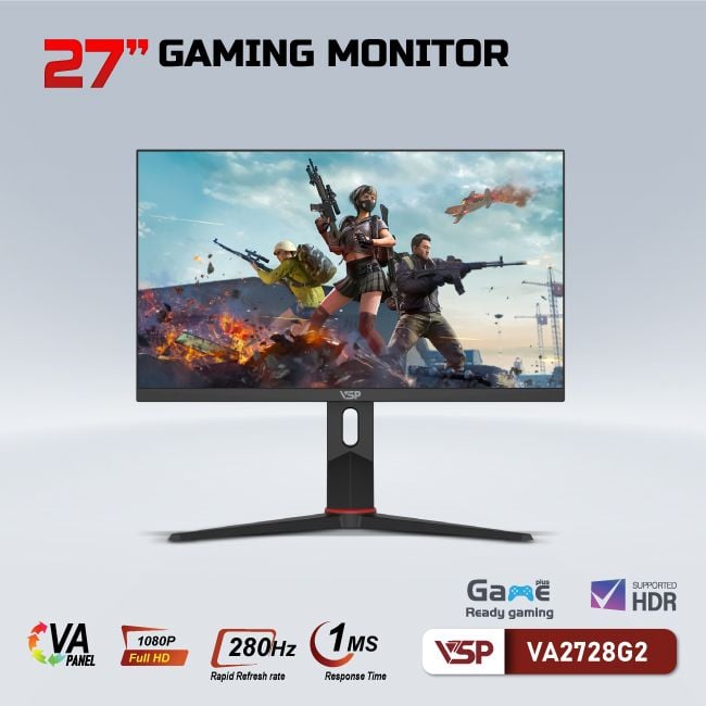 Màn hình phẳng VSP VA2728G2 27 inch FHD VA 280Hz 1ms Chuyên Game