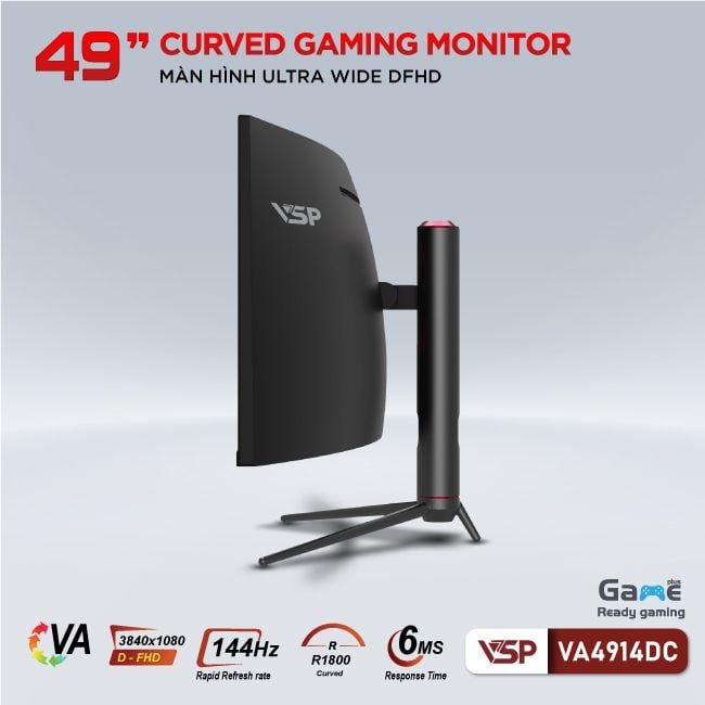 Màn hình gaming VSP VA4914DC 144Hz Màn hình gaming VSP VA4914DC 144Hz