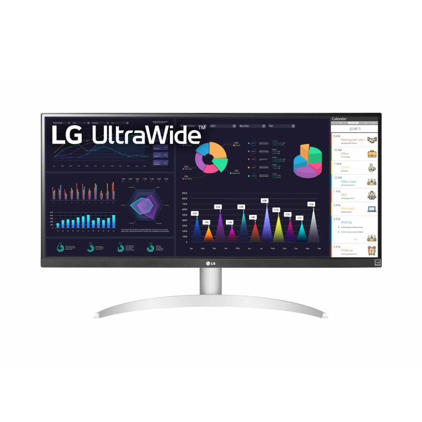 Màn hình LG UltraWide 29WQ600-W mặt trước