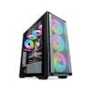 Thùng máy tính SEGOTEP GANK 360 | Đen/Trắng, E-ATX/ATX/mATX