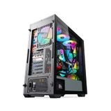 Thùng máy tính SEGOTEP GANK 360 | Đen/Trắng, E-ATX/ATX/mATX