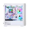 Thùng máy tính SEGOTEP GANK 360 | Đen/Trắng, E-ATX/ATX/mATX