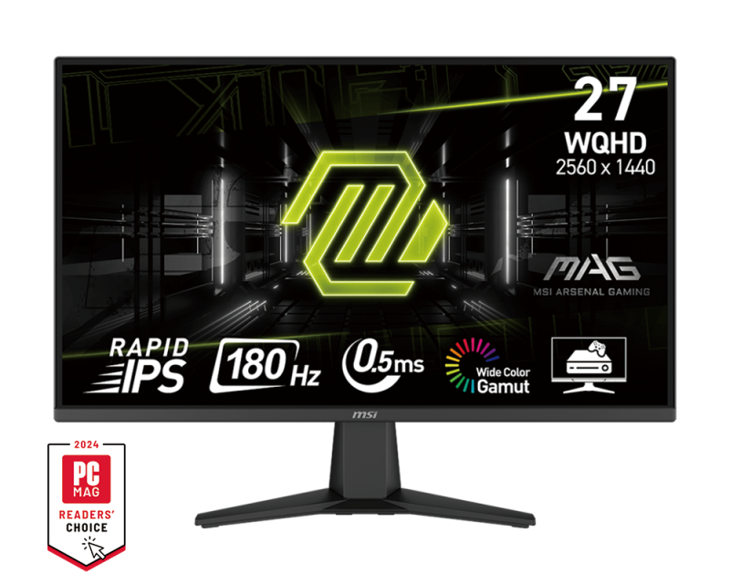 Màn hình Gaming MSI MAG 275QF 27 inch IPS/WQHD(2K)/0.5ms/180Hz/Phẳng