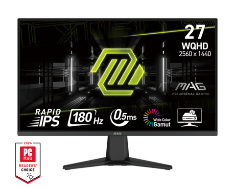 Màn hình Gaming MSI MAG 275QF 27 inch IPS/WQHD(2K)/0.5ms/180Hz/Phẳng