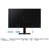 Màn hình đồ họa Samsung ViewFinity S8 S80UD UHD LS27D804UAEXXV 27 inch, 4K/ 5ms/ 350cd/m2/ IPS