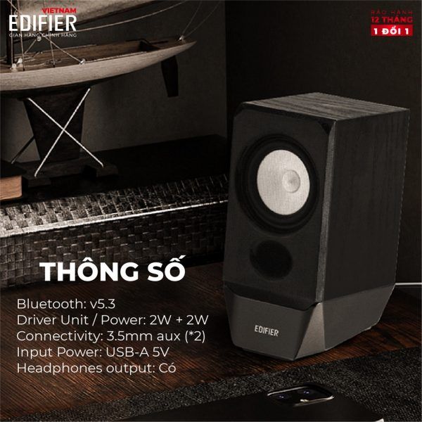 Bộ loa 2.0 cao cấp EDIFIER R19BT