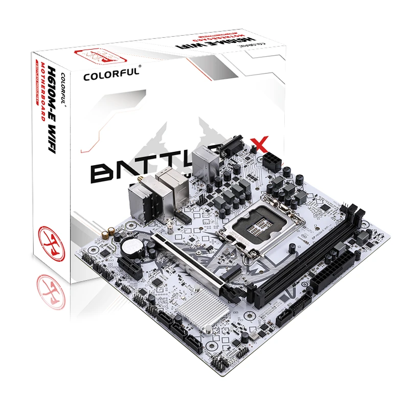 Mainboard Intel Colorful BATTLE-AX H610M-E WIFI DDR4 Mainboard Intel Colorful BATTLE-AX H610M-E WIFI DDR4