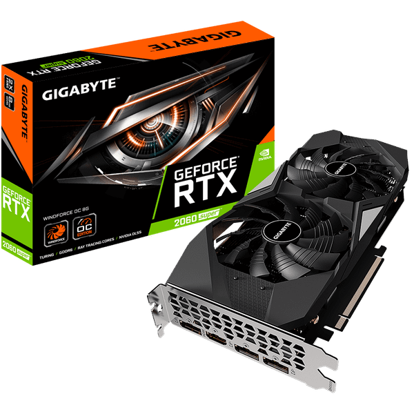 Card màn hình Gigabyte RTX 2060 Super Windforce 2 Fan 8GB Cũ