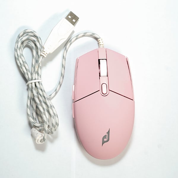 Chuột Gaming E-DRA EM6102 hồng Chuột Gaming E-DRA EM6102 hồng góc nhìn tổng thể