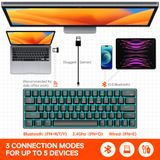 Bàn phím cơ không dây T WOLF T30 Blue Switch