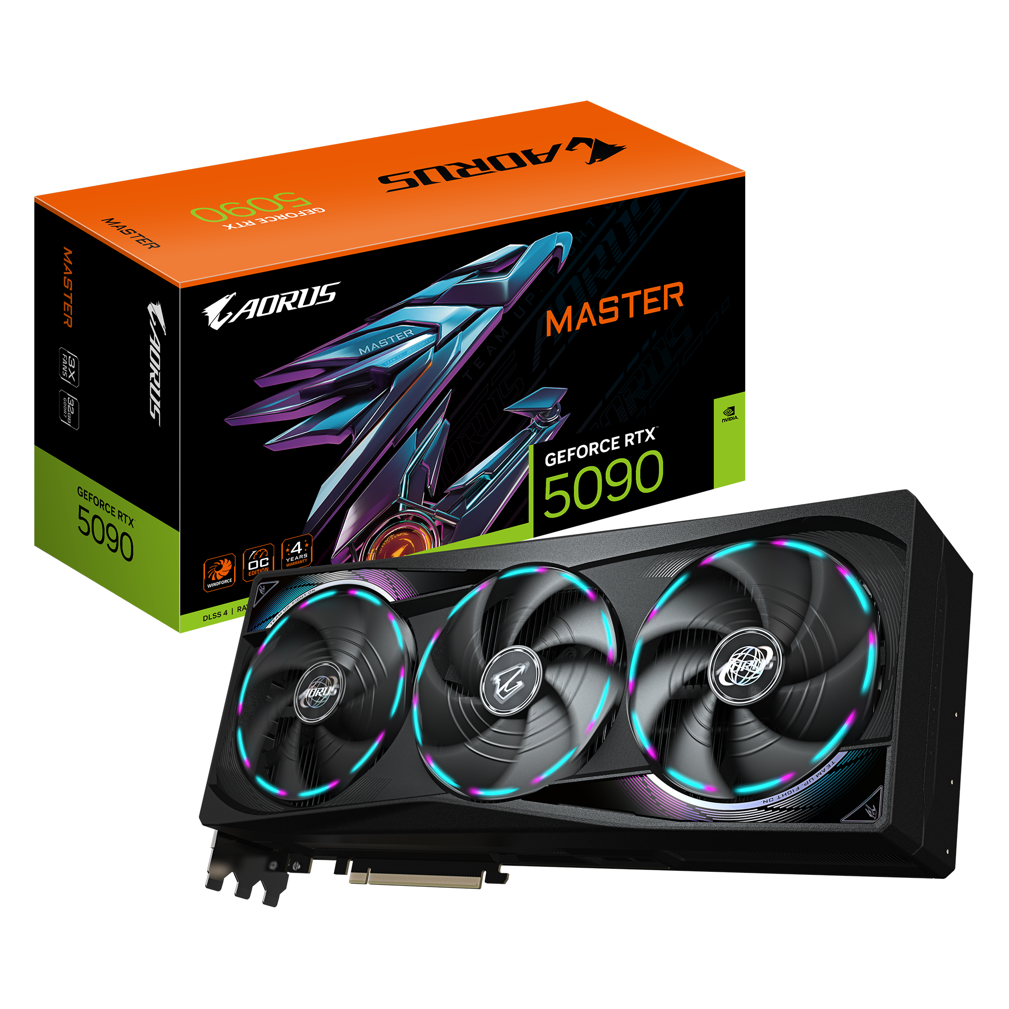 Card màn hình Gigabyte AORUS GeForce RTX 5090 MASTER 32G