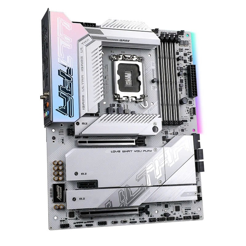 Mainboard Intel Colorful iGame Z890 ULTRA V20 DDR5 góc nghiêng
