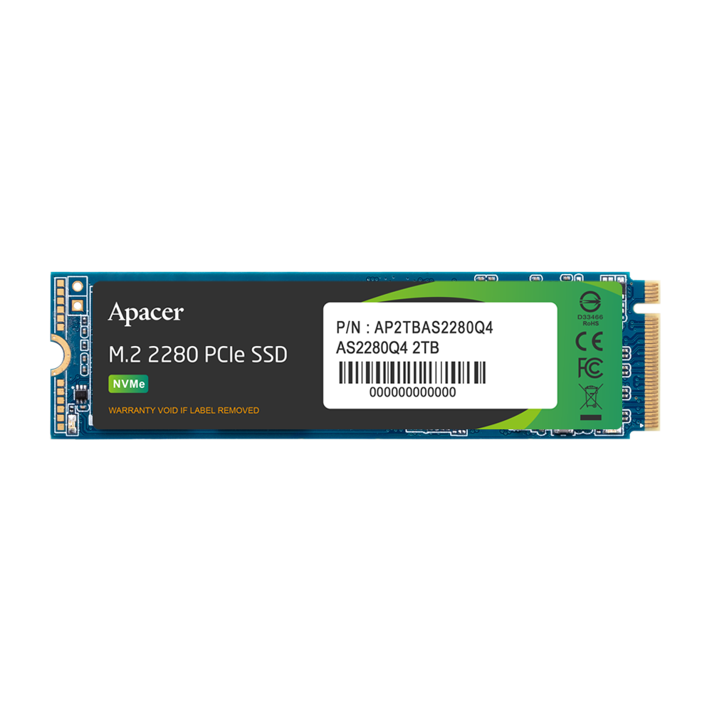 Ổ cứng SSD Apacer AS2280Q4 500GB M.2 NVMe PCIe Gen4 x4