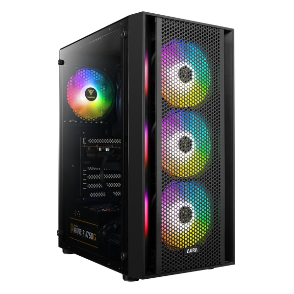 Vỏ Case Gamdias Aura GC2 (4 Fan ARGB)