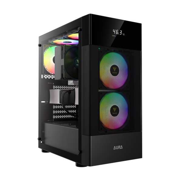 Vỏ Case Gamdias AURA GC5 Black ARGB