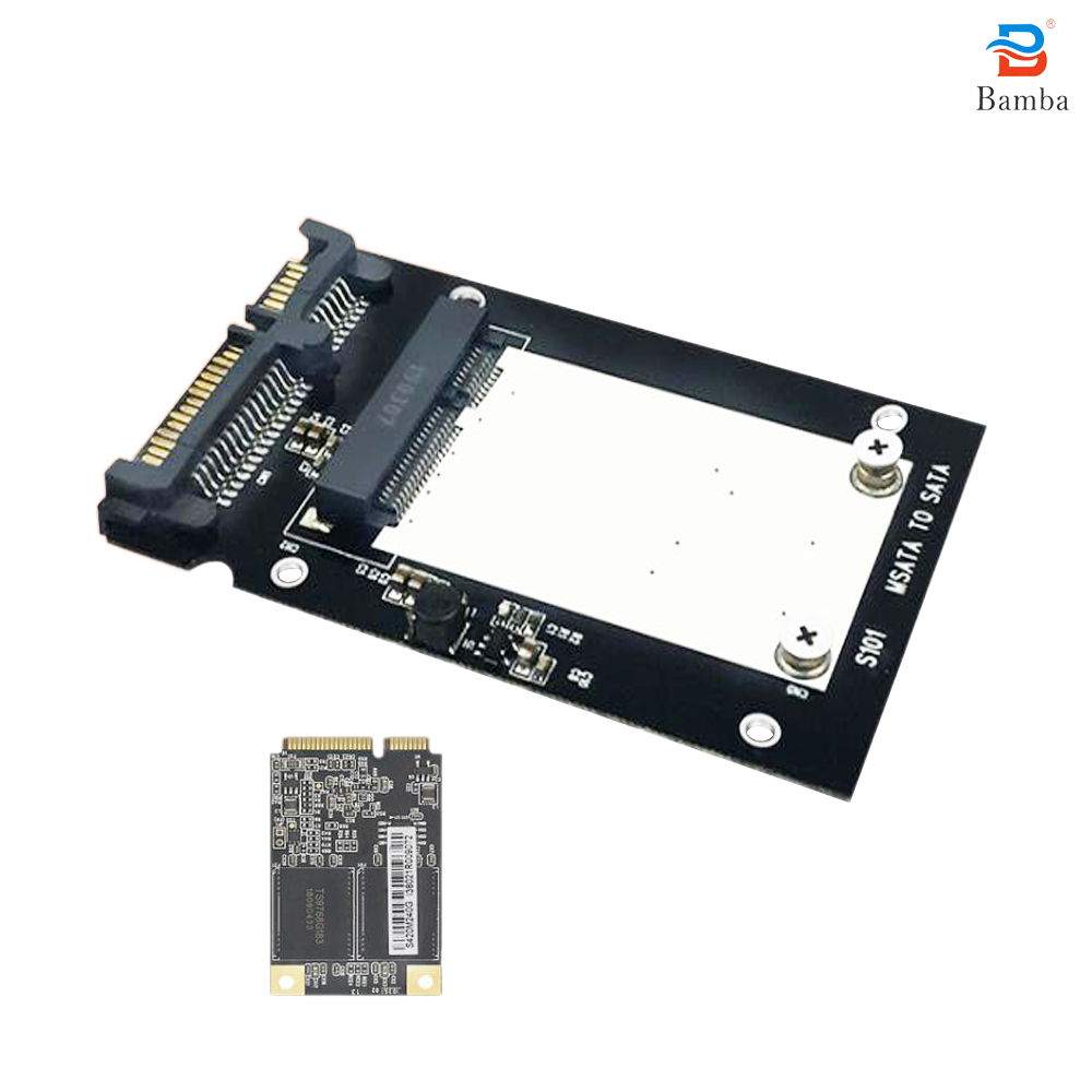 BOX SSD Bamba B2 MSata - Sata 3( Nhôm - Đen)