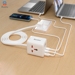 Cục Sạc Điện Thoại + Laptop Bamba B22 65W (Sạc Nhanh - Đen/Trắng)
