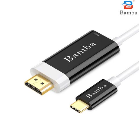 Cáp màn hình Type C – HDMI BamBa 4K/60Hz B54 2m (2 Đầu Đực)