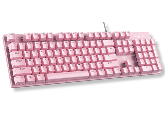 Phím Cơ Aula S2022 (Blue Switch Hồng) Có Dây