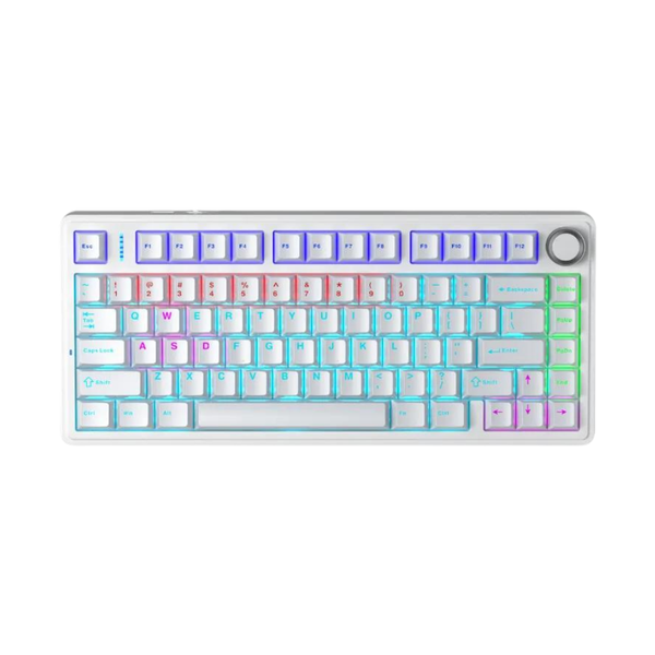 Bàn phím cơ gaming có dây AULA F75 Blue Switch