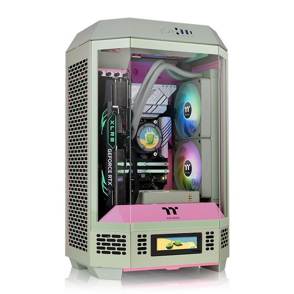 Vỏ máy tính Thermaltake TOWER 300 Matcha Plum | Hồng Nhạt, mATX/ITX