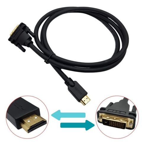 Cable chuyển 2 chiều DVI sang HDMI (24+1)