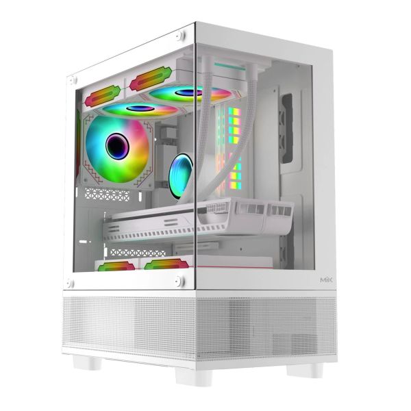 Vỏ máy tính MIK Aether Gaming | Trắng | Không Kèm Fan