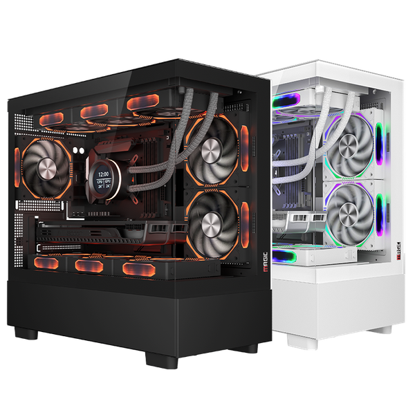 Vỏ máy tính Magic MIX Tower Pro | AIO 360 | Đen/Trắng