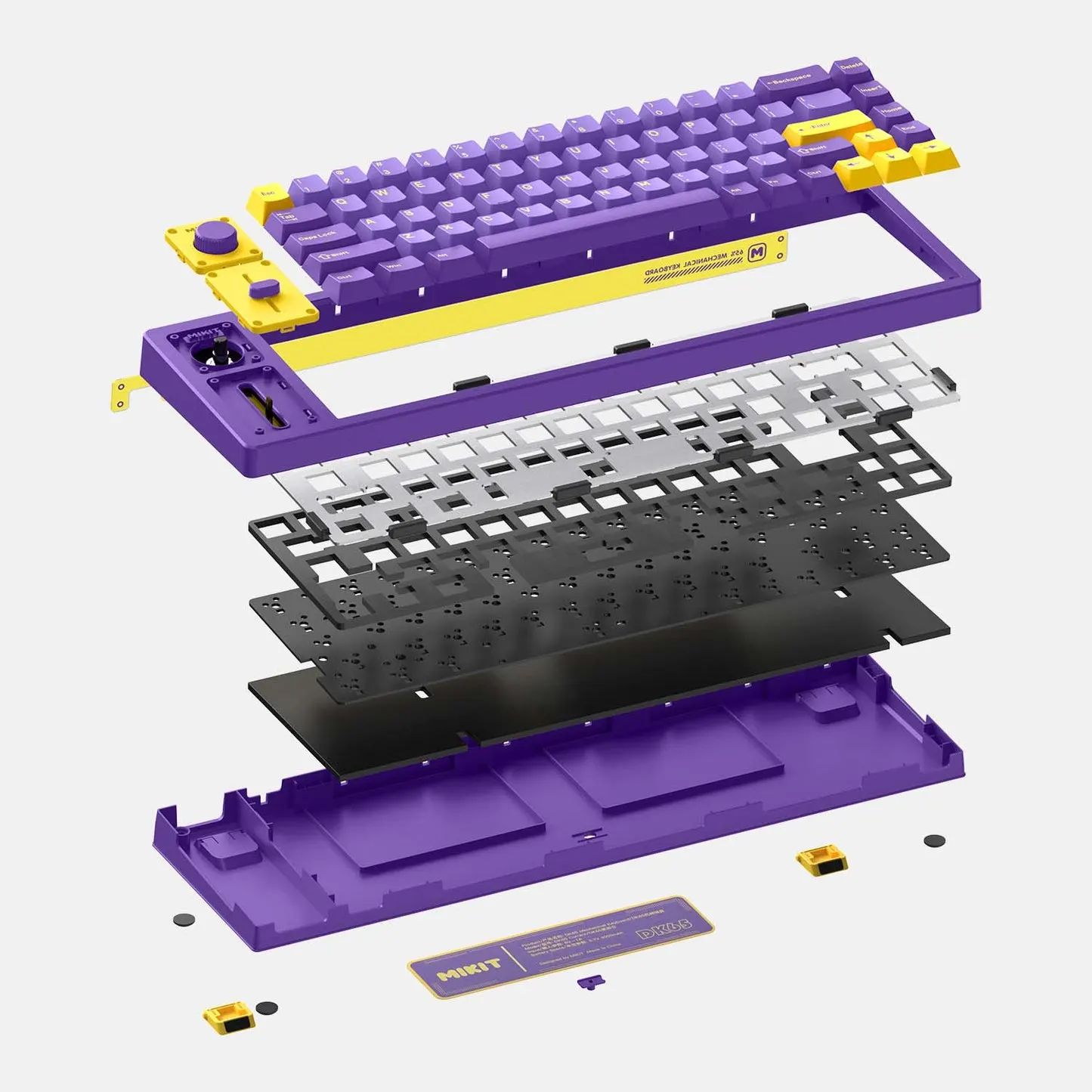 Bàn Phím Cơ Mikit DK65 CURRANT RGB