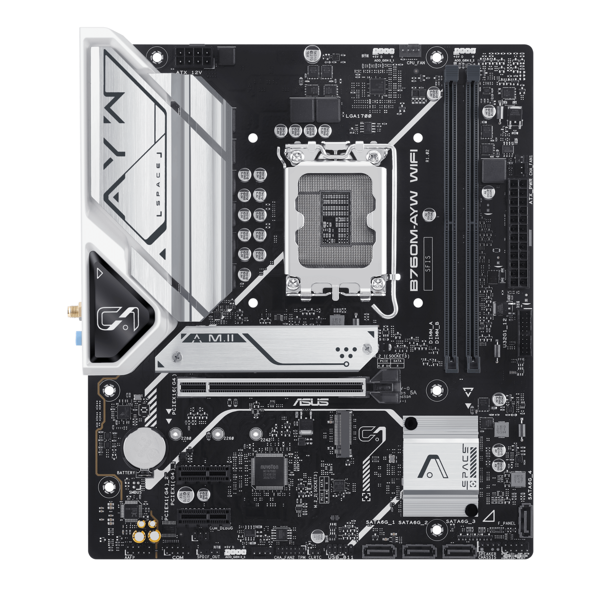 Mainboard Intel Asus B760M AYW Wifi DDR5
