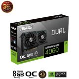 Card màn hình VGA ASUS Dual GeForce RTX 4060 8GB GDDR6 (DUAL-RTX4060-8G)