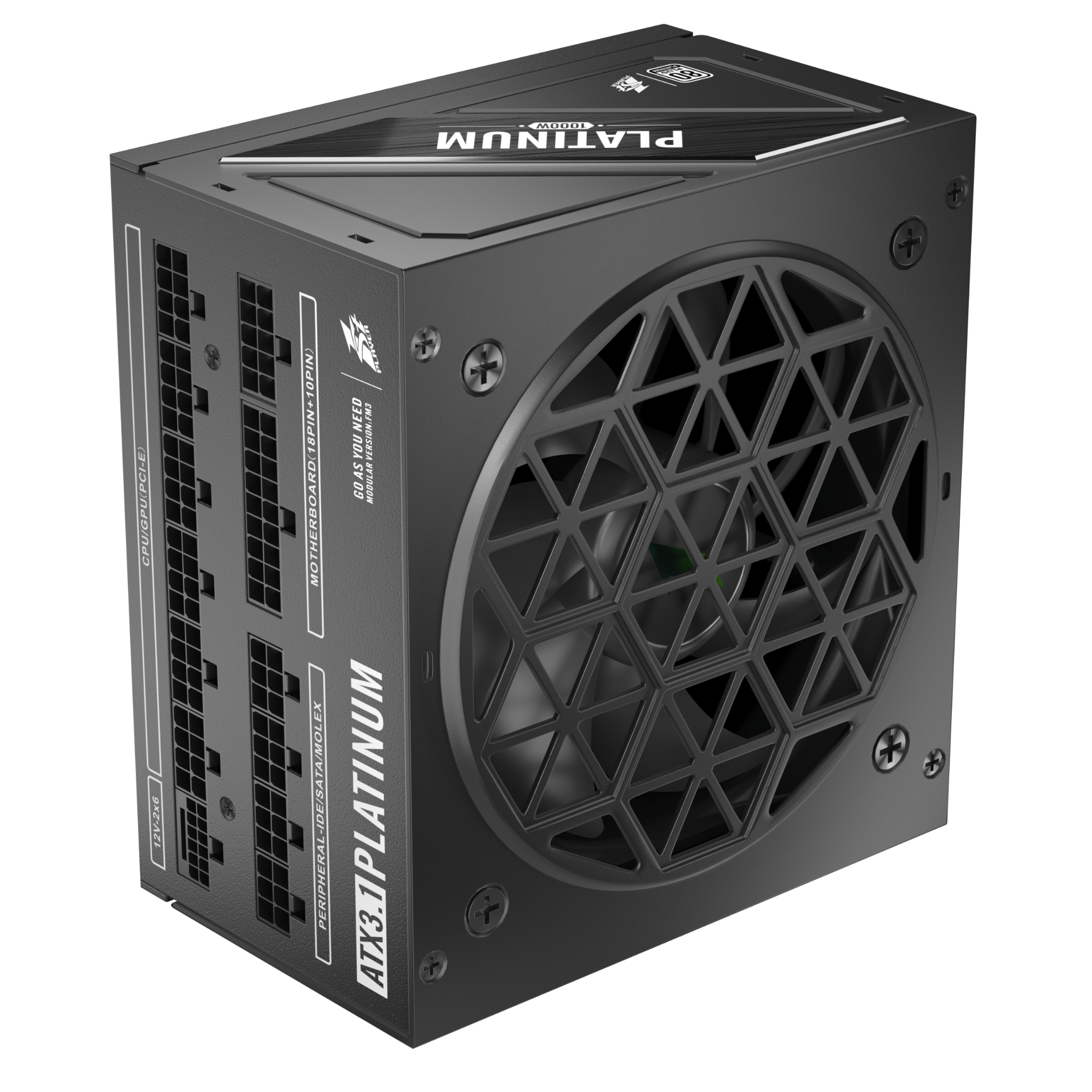 Nguồn 1STPLAYER NGDP-PLT-1000-BK-EU 1000W 80 Plus Platinum Đen