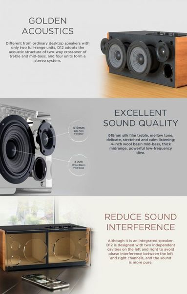 Loa bluetooth Edifier D12, bluetooth 5.0, công suất 70W