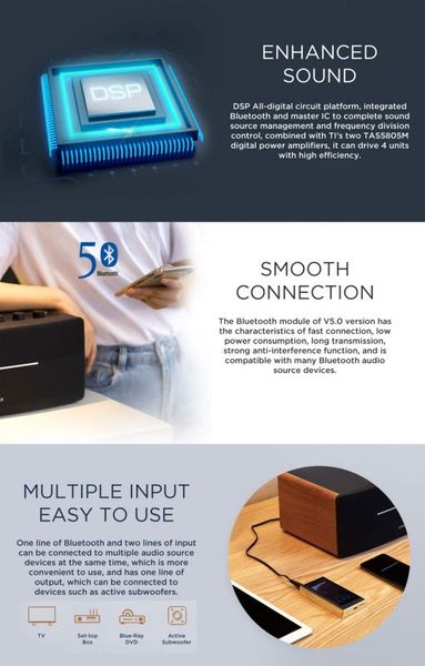 Loa bluetooth Edifier D12, bluetooth 5.0, công suất 70W