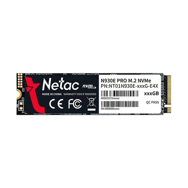 Ổ Cứng SSD Netac N930E Pro 256GB PCIe 3x4 M.2 NVMe