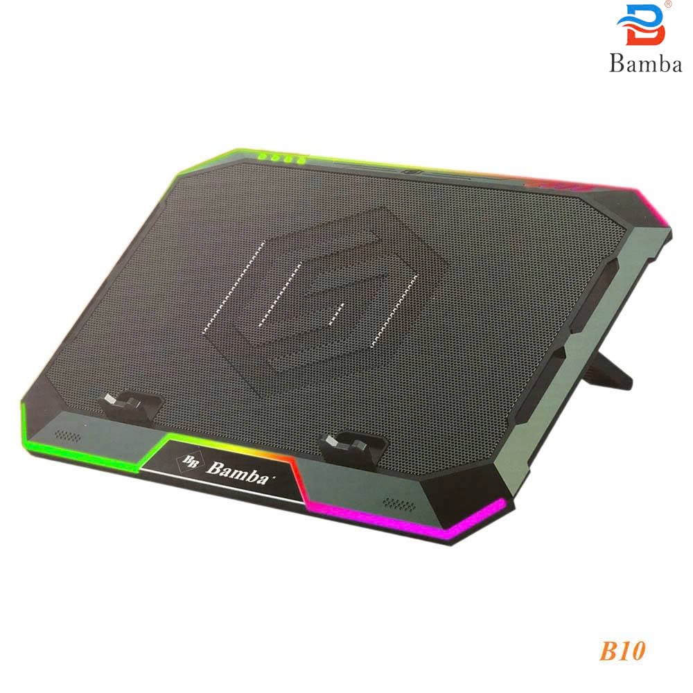Đế tản nhiệt Laptop Bamba B10 (4 quạt) RGB