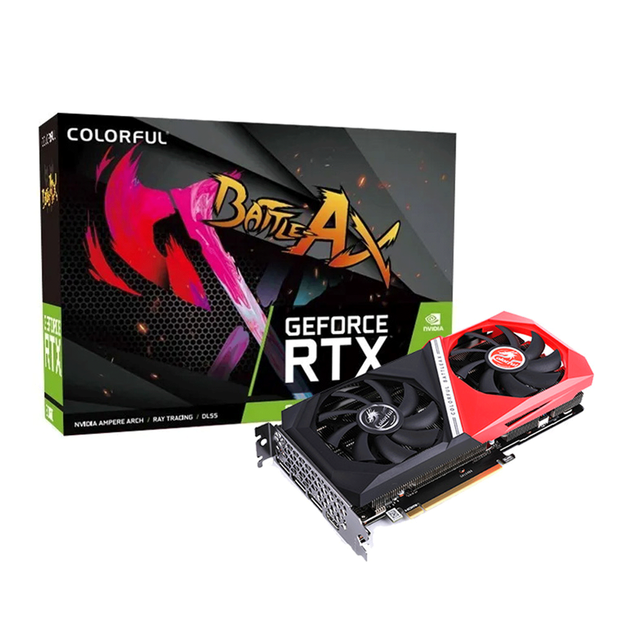 Card màn hình Colorful RTX 3060 NB DUO 12GB V3 L-V mặt trước
