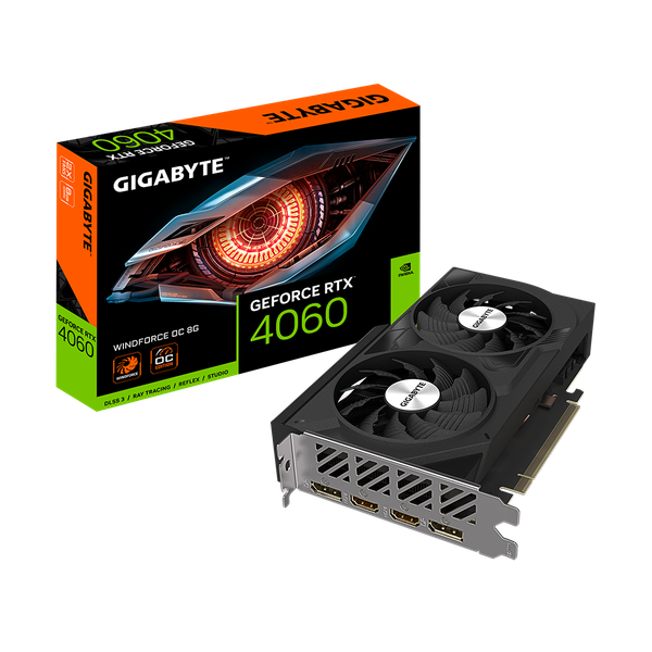 Card màn hình Gigabyte RTX 4060 WindForce OC 8GB GDDR6