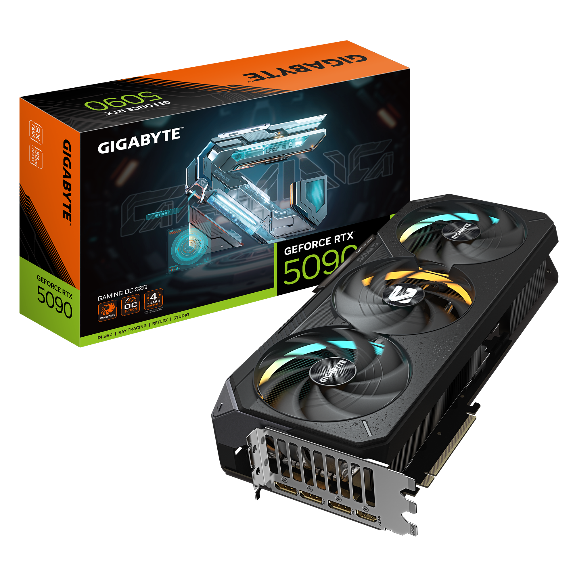 Card màn hình Gigabyte RTX 5090 Gaming OC 32GB GDDR7