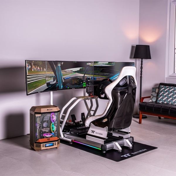 Ghế Giả Lập Lái Xe Thermaltake GR500 Snow