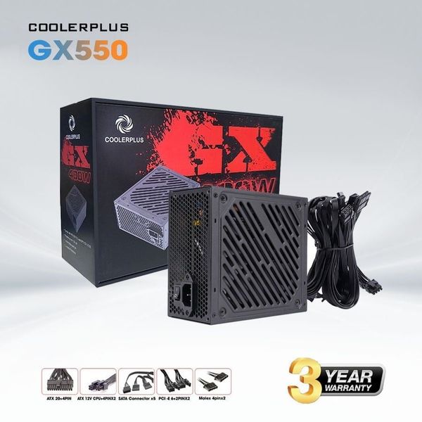 Nguồn máy tính COOLERPLUS GX550 550W