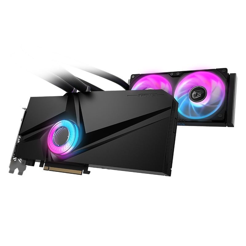 Card màn hình Colorful iGame RTX 3070 Neptune OC-V 8GB mặt trước
