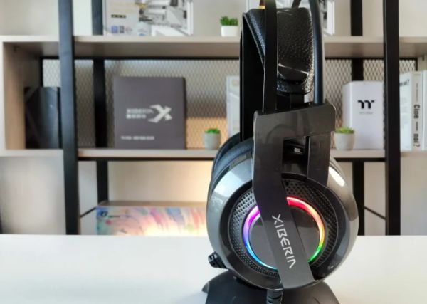 Tai nghe GAMING Xiberia X20 | Xám, RGB, 7.1 Virtual, OverEar